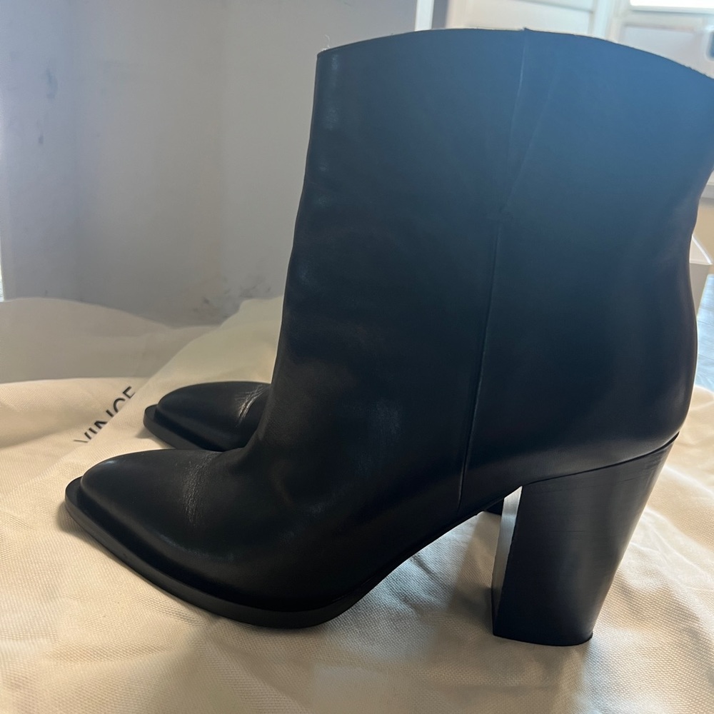 Vince “Erving” Block Heel Bootie - image 1